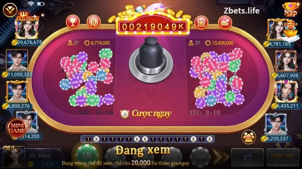 Game tài xỉu online Zbet có cách chơi đơn giản, dễ hiểu